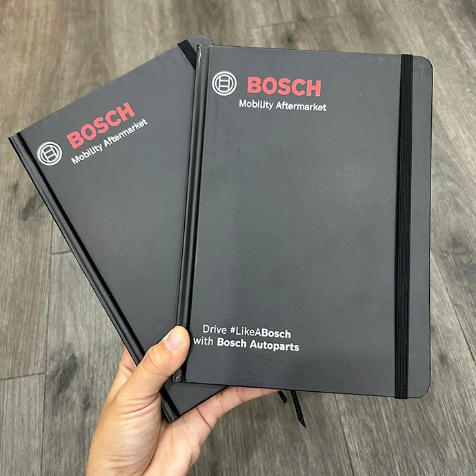 SỔ TAY A5 BÌA BỒI IN LOGO THEO YÊU CẦU - SẢN XUẤT THEO YÊU CẦU GIÁ RẺ