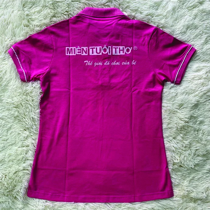 ÁO THUN VẢI POLY IN LOGO THEO YÊU CẦU