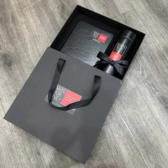 BỘ QUÀ TẶNG SỔ TAY KÈM BÌNH GIỮ NHIỆT IN LOGO THEO YÊU CẦU